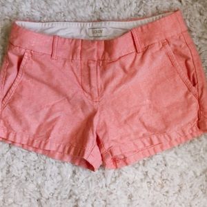 J. Crew Pink Lemonade Shorts